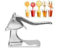 Oumefar Mini Presse-Agrumes Manuel, Presse-Citron, Alliage D'aluminium 23x9x23,5 Cm, Presse-fruits Orange, Extracteur, Outil de Cuisine Domestique pour Agrumes, Citron Vert, Tomate