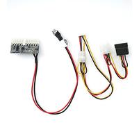 Oumefar Module d'alimentation Mini 24 Broches DC ATX 180 W, avec Câble de Connexion 11,4 13 V pour PC