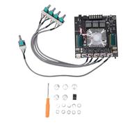 Oumefar Module de Carte Amplificateur de Puissance TDA7498E, 2.1 Canaux 160Wx2 + 220W avec Bluetooth 5.0, AUX, USB, Contrôle APP pour Système Audio Domestique