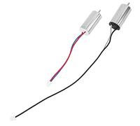 Oumefar Moteur à Micro Brosse à Faible Bruit Haute Vitesse pour Drone de Mécanisme de Direction de Robot, Mini Taille 4 Pièces 10x20mm Câble de Micro Moteur pour de Jouet