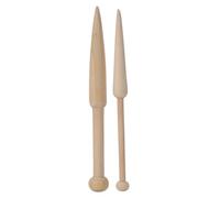 Oumefar Navettes en bois bâton de tissage bricolage outil de tissage laine tige courte tissé pull écharpe tapisserie bois canette bâton Yarn