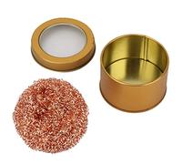 Oumefar Nettoyeur de Pointe de Fer à Souder, Boule de Fil, Outil de Nettoyage Durable en Acier Inoxydable pour Prolonger la Durée de Vie du Fer à Souder, adapté à Toutes les Têtes de à