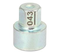 Oumefar Outil de Démontage D'écrou de Roue, clé de Verrouillage de Roue en Métal, Douille Antivol pour Voiture, Séries 1, 3, 5, 6, 7, X1, X2, X3, X4, X5, X6, Z4 (043)