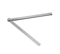 Oumefar Outil de Jauge D'épaisseur de 200mm, Mesure de Précision Durable en Acier Inoxydable pour L'inspection du Soudage et la Mesure des écarts