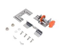 Oumefar Outil D'installation de Porte D'armoire Gabarit en Acier Inoxydable Durable pour Portes Suspendues Faciles épaisseur de Serrage 0-40mm pour les Amateurs de Bricolage