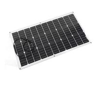Oumefar Panneau Solaire Flexible 90 W, étanche, Monocristallin pour Chargement de Batterie 12 V en Camping-car
