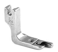Oumefar Pied de biche de Fermeture à glissière Industriel Universel pour Machine à Coudre Pied de biche à glissière Ourlet roulé pour Remplacement de lit Plat à Une Seule Aiguille(3 2mm) Presserfoot