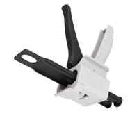 Oumefar Pistolet à Colle AB Léger Universel 1:1 et 2: Outil D'application D'adhésif pour les Amateurs de Bricolage 50 Ml Noir et Gris