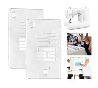 Oumefar Plaque D'aiguille de Machine à Coudre Accessoires de Remplacement de Plaque D'aiguille Multifonctionnelle Adaptés à la Machine à Coudre 1408/2250