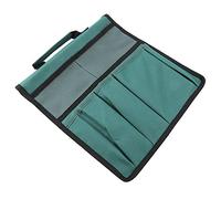 Oumefar Pochette pliable pour genoux de jardin, sac à genoux portable avec poignée, pochette de rangement multiple (vert)