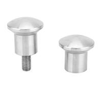 Oumefar Poignée de Porte en Verre en Acier Inoxydable 304, Poignée de Porte de Douche à Haute Brillance pour Usage Commercial à Domicile et au Bureau