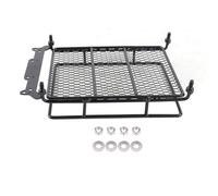 Oumefar Porte-Bagages de Toit RC, Plateau à Bagages, Modèle en Acier, Accessoire de Véhicule pour Voiture sur Chenilles 1/10 RC CC01 CR01 D90 SCX10 Noir (Moyen : env. 17,6x16,2x10cm / 6,93x6,38x3,94)