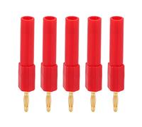 Oumefar Prise Banane de Conversion Courant de Tension de connectivité Efficace pour les Amateurs D'électronique Domestique 5 Pièces Prise en Laiton de 2 Mm à 4 Mm pour les Amateurs D'électronique