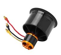 Oumefar QX Motor EDF Ensemble de Ventilateurs Canalisés 50 Mm EDF 12 Pales Ventilateur canalisé avec Moteur sans Balais QF2611-5000KV 3-4S pour Avion RC(CW) (CCW)