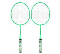 Oumefar Raquette de Badminton, Conception Légère en Alliage de Fer | Jouet éducatif, Améliore la coordination œil-main, Comprend des balles et un sac de rangement