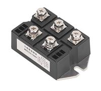Oumefar Redresseur de Pont triphasé 250A 1600V, Redresseur à Diode à 5 Bornes avec Onduleur PWM, Charge pour Système d'alimentation par Batterie