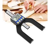 Oumefar Règle de Mesure de Profondeur de Scie de Table Numérique LCD Réglable pour Outil de Travail du Bois et Jauge de Limite de Hauteur de Routeur pour Routeur Manuel et Table de 1 Pièce (0-80mm)