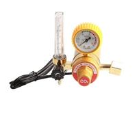 Oumefar Régulateur de CO2, Réducteur de Pression de Contrôle de Température de Chauffage Haute Puissance pour Soudage blindé au Dioxyde de Carbone, Laiton/verre/alliage 15M³/H