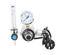 Oumefar Régulateur de Pression de CO2 pour le Soudage, Réducteur de Pression de Dioxyde de Carbone avec Jauge, Chauffage électrique 36 V 220 V Anti-glaçage (220V)