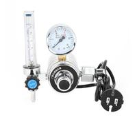 Oumefar Régulateur de Pression de CO2 pour le Soudage, Réducteur de Pression de Dioxyde de Carbone avec Jauge, Chauffage électrique 36 V 220 V Anti-glaçage (36V)