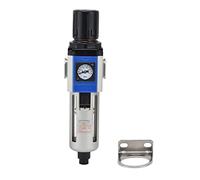 Oumefar Régulateur de Pression de Filtre de Débit de Compresseur D'air, Séparateur D' D'eau avec Jauge, Filtration 5 μm 40 μm pour Outils Pneumatiques (GFR300-10)