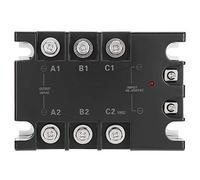 Oumefar Relais à semi conducteurs AC AC triphasé 40A charge 24 480VAC SSR à haute vitesse de commutation pour dispositif d'automatisation industrielle