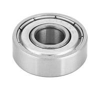 Oumefar Roulements à Billes de Haute Précision 608ZZ, Double Blindage, 10 Pièces pour Support Mécanique, 8x22x7mm, Acier à Haute Teneur en Carbone