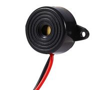 Oumefar Sirène électronique 3-24V avec Fil de Plomb Buzzer électronique Alarme Sonore 100m