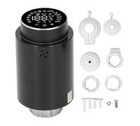 Oumefar Smart Thermostatic Radiator Valve Numérique Remplacement de la Vanne de Commande de Température Programmable pour le Système de Chauffage Domestique ABS Blanc