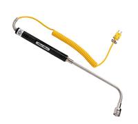 Oumefar Sonde en Acier Résistante à la Chaleur à Thermocouple de Type K à Réponse Rapide pour la Mesure de la Température de Surface de la Température des Gaz et des Liquides (Thermocouple à surface