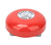 Oumefar Sonnette D'Alarme Incendie CB-6B, Alarme électrique de Haute qualité, Système D'alerte Fiable à Usage Industriel, Cloche Métallique Rouge de 150 Mm, 1 unité