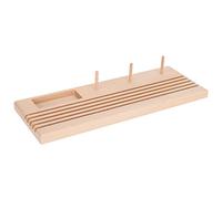Oumefar Support Bobine de Fil Couture , Support de Règle de Couture en Bois Support de Rangement de Règle de Patchwork pour Couture , Courtepointe