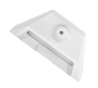 Oumefar Support D'adaptateur Satellite, Support de Montage de Poteau Sûr et Multifonctionnel pour Mini Kit, Matériau PC/fibre de Verre, écrou 1/4", Toits/clôtures/poteaux Métalliques