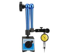 Oumefar Support de Base Magnétique Réglable avec Structure Flexible à Double Tige pour Indicateur de Test à Cadran, Jauge Bleue pour le Traitement Mécanique, Mesure de la Pièce