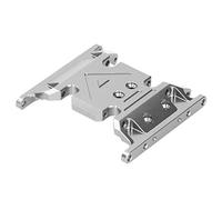 Oumefar Support de Boîte de Vitesse RC, Support de Transmission de Support de Boîte de Vitesse en Alliage D'aluminium 1/10 adapté pour Axial SCX10 II 90046 90047 90075 (Couleur Ti)