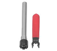 Oumefar Support de Mandrin à Pince, Tige D'extension de Fraisage CNC à Haute concentricité pour Machine-outil de, Matériau 40Cr, Plage de Serrage de 1 à 7mm (C10-ER11M-100L)