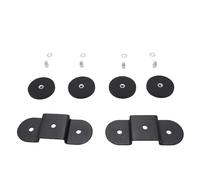 Oumefar Supports de Barre Lumineuse Magnétique, Protection en Caoutchouc Robuste, Support de Montage sans Perceuse pour Camions Suv ATV en Acier Inoxydable 2 Pièces