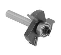 Oumefar T Piste Rainant le Routeur Peu pour des Projets de Travail du Bois dans le contreplaqué de Bois de Feuillus T Slot Router Bit Professional Grade 3 Flûtes 1/4 Pouce Shank 5/16in