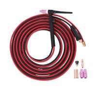 Oumefar Torche de Soudage TIG Refroidie par Air 150A Torche TIG avec Tuyau de 4M Connecteur Rapide 35 50mm² Poignée Ergonomique pour Modèles ARC200 MIG200 MIG250 ARC205 Pro