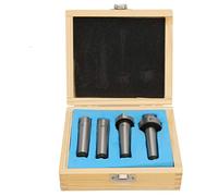 Tour Live Center 4Pcs Drive Spur Cup Arbor Turning Center Set Acier pour tour à bois pour le travail des métaux avec boîte(MT2)