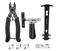 Oumers Bike Tool Set - Chain Plier + Splitter + Wear Indicator + 3 Pairs Bicycle Missing Link for 6/7/8/9/10 Speed | Facile à utiliser pour enlever les chaînes