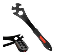 Oumers Vélo Clé à Pédale, Clé à Pédale de Vélo avec Poignée Extra Longue de 323 mm, Clé Multifonctionnelle de Retrait de Pédale de 15 mm, 16 mm et Trou Hexagonal de 24 mm pour a Réparation du Vélo