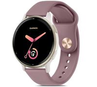 Oumida Bracelet Garmin pour Garmin Forerunner 165/165 Music/Forerunner 55, Vivoactive 5 / Vivoactive 3 pour Femmes Hommes, 20mm Bracelets en Silicone de Sport de Remplacement, Violet Fumé