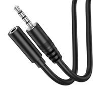 Oumida Rallonge Jack Audio 3.5 mm pour Casque Micro, Nylon Tressé Jack Mâle vers Femelle Câble Extension Audio Stéréo Compatible avec Écouteur Gamer Switch Manette PS5 PC Portable (100cm)