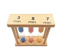 OUMIFA MinuteurHorloge en Verre de Sable Minuterie de thé 3 Minutes 5 Minutes 7 Minutes Sablier Sablier Cuisine Cuisine Sauna Minuterie Home Office Decor