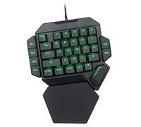 Oumij1 Clavier à Une Main - Clavier de Jeu Rétroéclairé RGB - Clavier Mécanique - avec Fonction de Définition de Macro - pour PC Jeu d'Ordinateur Portable