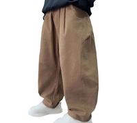 OUMSHBI Pantalon Cargo Garcon Enfant Jogging Taille Élastique Jogging Sweatpants avec Multiples Poches Training Sports Garçon Jogger Pants Coupe Décontractée Pantalon De pour Enfants