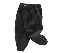 OUMSHBI Pantalons Cargo Garçon Enfant Jogger Taille Élastique Jogging Sweatpants avec Multiples Poches Training Workout Garçon Jogger Pants Coupe Ample Pantalon De pour Enfants Uniforme Scolaire