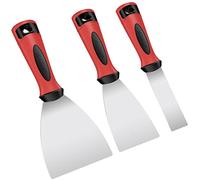 oumuik 3 pièces spatule/spatule ensemble papier peint spatule - spatule de peintre flexible spatule ensemble 25mm, 65mm, 96mm