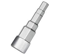 oumuik Clé universelle pour de valve, clé pas à pas avec clé à pas carrée interne avec les 5 étapes 3/8", 1/2", 3/4", 1-1/4" pour plomberie et radiateurs